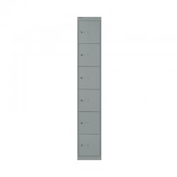 Bisley 6 Door Locker 305x457x1802mm Goose Grey CLK186 GOOSE BY09217