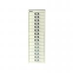 Bisley 15 Multidrawer Filing Cabinet A4279x380x860mm Chalk White BY15308 BY15308