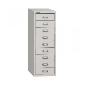 Bisley 9 Multidrawer Cabinet A4 290x420x860mm Grey H399NL-073 BY16447