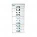Bisley 10 Multidrawer Cabinet A4 279x380x590mm Chalk White BY19660 BY19660