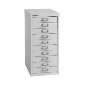 Bisley 10 Multidrawer Cabinet A4 300x430x600mm Grey H2910NL-073 BY36939