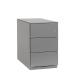 Bisley Note Pedestal Mobile 3 Stationery Drawers Goose Grey BY42027