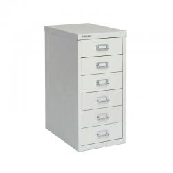 Bisley 6 Multidrawer Cabinet A4 298x400x610mm Grey H296NL-073 BY48266