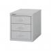 Bisley 3 Multidrawer Cabinet A4 279x380x325mm Grey H123NL-073 BY60834