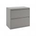 Bisley 2 Drawer Filing Cabinet 800x470x697mm Goose Grey BY74760 BY74760