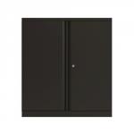 Bisley 2 Door Cupboard Black 1016mm