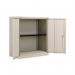 Bisley 2 Door Cupboard Empty 915x470x1000mm Goose Grey KF78709 BY78709