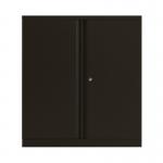 Bisley 2 Door Cupboard Empty 914x470x1000mm Black KF78711 BY78711