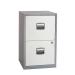 Bisley 2 Drawer A4 Home Filer Silver/White BY78731
