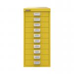 Bisley 10 Multidrawer Cabinet 279x380x590mm Canary Yellow BY78744 BY78744