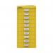 Bisley 10 Multidrawer Cabinet 279x380x590mm Canary Yellow BY78744 BY78744