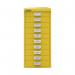 Bisley 10 Multidrawer Cabinet 279x380x590mm Canary Yellow BY78744 BY78744