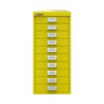 Bisley 10 Multidrawer Cabinet 279x380x590mm Canary Yellow BY78744 BY78744