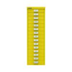 Bisley 15 Multidrawer Cabinet 279x380x860mm Canary Yellow BY78745 BY78745