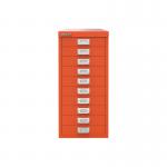 Bisley 10 Multidrawer Cabinet 279x380x590mm Mandarin BY78746 BY78746