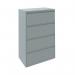 Bisley 4 Drawer Filing Cabinet Lockable 830x490x1400mm Goose Grey ESSF4D/GG BY90505