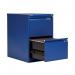 Bisley 2 Drawer Filing Cabinet Lockable 470x622x711mm Blue BS2E/BLUE BY90696