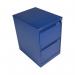 Bisley 2 Drawer Filing Cabinet Lockable 470x622x711mm Blue BS2EBLUE BY90696