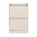 Bisley 2 Drawer Filing Cabinet Lockable 470x622x711mm Chalk BS2ECHK BY90697
