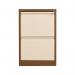 Bisley 2 Drawer Filing Cabinet Lockable 470x622x711mm Coffee/Cream BS2EC/C BY90699