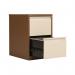 Bisley 2 Drawer Filing Cabinet Lockable 470x622x711mm Coffee/Cream BS2EC/C BY90699