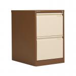 Bisley 2 Drawer Filing Cabinet Lockable 470x622x711mm CoffeeCream BS2ECC BY90699