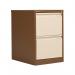 Bisley 2 Drawer Filing Cabinet Lockable 470x622x711mm CoffeeCream BS2ECC BY90699