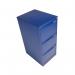 Bisley 3 Drawers Filing Cabinet Lockable 470x622x1016mm Blue BS3E/BLUE BY90704