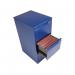 Bisley 3 Drawers Filing Cabinet Lockable 470x622x1016mm Blue BS3E/BLUE BY90704