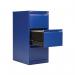 Bisley 3 Drawers Filing Cabinet Lockable 470x622x1016mm Blue BS3E/BLUE BY90704