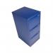 Bisley 3 Drawers Filing Cabinet Lockable 470x622x1016mm Blue BS3EBLUE BY90704