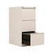 Bisley 3 Drawers Filing Cabinet Lockable 470x622x1016mm Chalk BS3ECHK BY90705