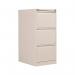 Bisley 3 Drawers Filing Cabinet Lockable 470x622x1016mm Chalk BS3ECHK BY90705