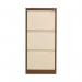 Bisley 3 Drawers Filing Cabinet Lockable 470x622x1016mm Coffee/Cream BS3EC/C BY90706