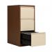 Bisley 3 Drawers Filing Cabinet Lockable 470x622x1016mm Coffee/Cream BS3EC/C BY90706