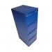 Bisley 4 Drawer Filing Cabinet Lockable 470x622x1321mm Blue BS4E/BLUE BY90707