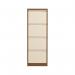 Bisley 4 Drawer Filing Cabinet Lockable 470x622x1321mm Coffee/Cream BS4EC/C BY90709