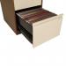 Bisley 4 Drawer Filing Cabinet Lockable 470x622x1321mm Coffee/Cream BS4EC/C BY90709