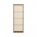 Bisley 4 Drawer Filing Cabinet Lockable 470x622x1321mm CoffeeCream BS4ECC BY90709
