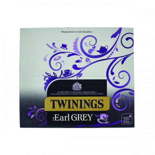 Cheap Stationery Supply of Twinings Earl Grey String and Tag Tea Bags (Pack of 100) F09363 BZ02050 Office Statationery