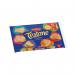 The photograph shows a colorful assortment of Crawfords Teatime Biscuits & Snacks, with a variety of shapes and flavors. The snacks are neatly arranged in a 275g package, promising a delightful teatime treat.