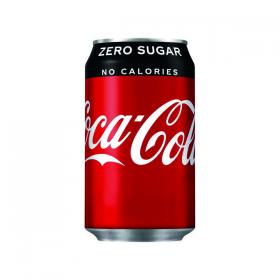 Coke Zero Soft Drink 330ml (Pack of 24) FOCOC018C BZ17566