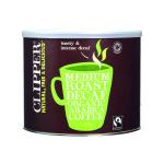 Clipper Fairtrade Organic Decaffeinated Coffee Tin 500g A06746 BZ54323