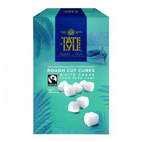 Tate and Lyle Rough Cut White Sugar Cubes 1kg A03902 BZ91180