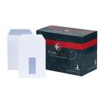 Plus Fabric Envelopes PEFC Pocket Self Seal Window 120gsm C5 229x162mm White Ref C26870 [Pack 500] C26870