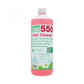 Clover ECO 550 Toilet Cleaner 1 Litre (12 Pack) 550 CC72129