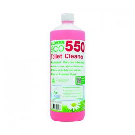 Clover ECO 550 Toilet Cleaner 1 Litre (Pack of 12) 550 CC72129