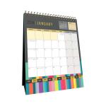 Collins Edge Rainbow Desk Calendar Month To View 2024 EDDC-24 CD09736