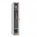 Phoenix CD Series CD1130/4GGK 1 Column 1 Door Clean & Dirty Locker in Grey with Key Lock CD1130/4GGK