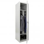 Phoenix CD Series CD1150/4GGK 1 Column 1 Door Clean & Dirty Locker in Grey with Key Lock CD1150/4GGK